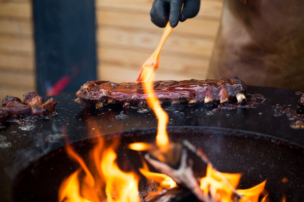 Temps cuisson ribs barbecue nappés de sauce